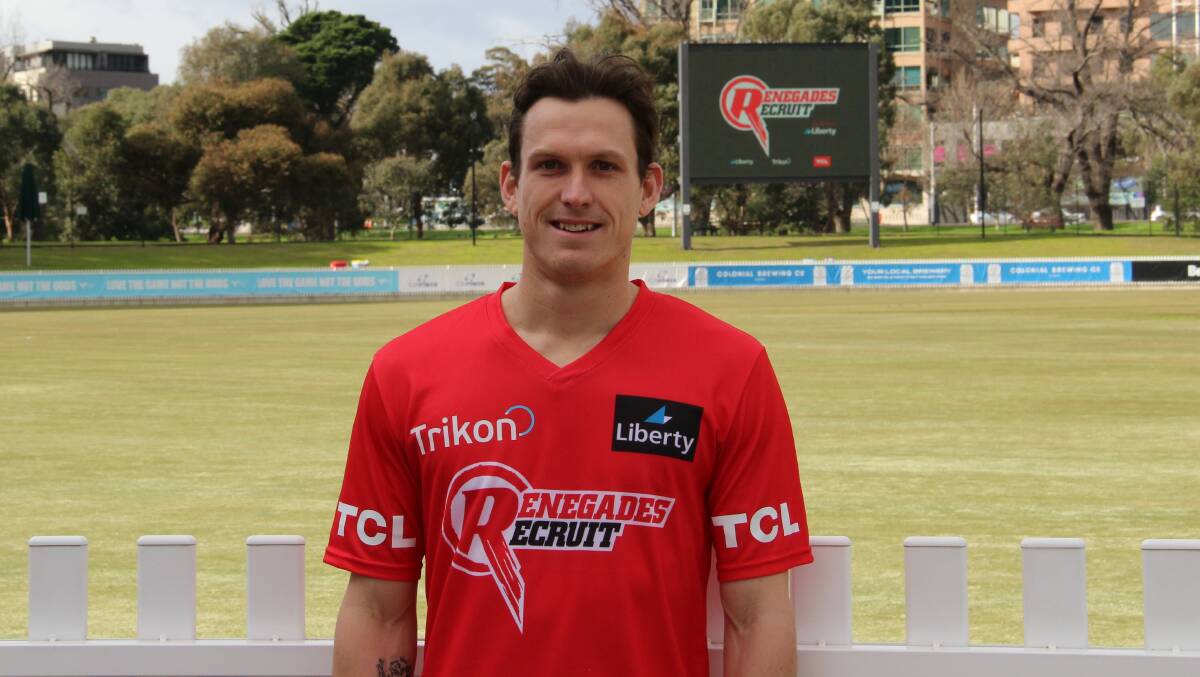 NUMBER ONE: Mark Murphy is the 2022 winner of Renegades Recruit. Picture: Melbourne Renegades 