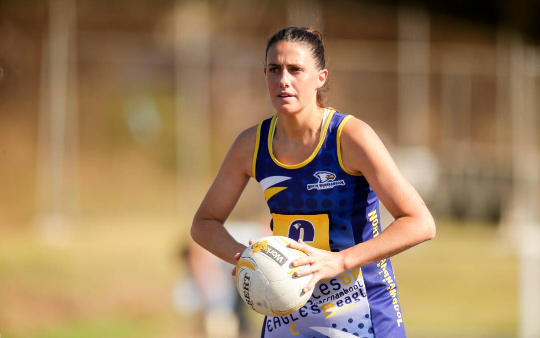 Maddy Vardy can play a variety of roles for North Warrnambool Eagles. Picture by Chris Doheny 