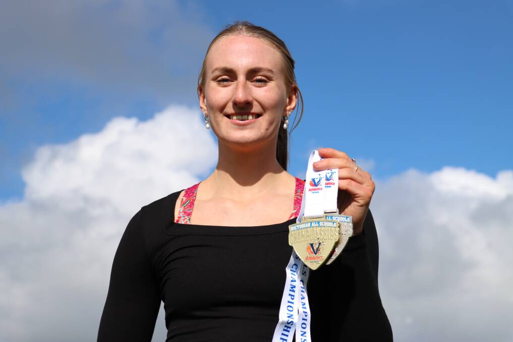 Warrnambool's Layla Watson won two medals on the weekend. Picture by Justine McCullagh-Beasy 