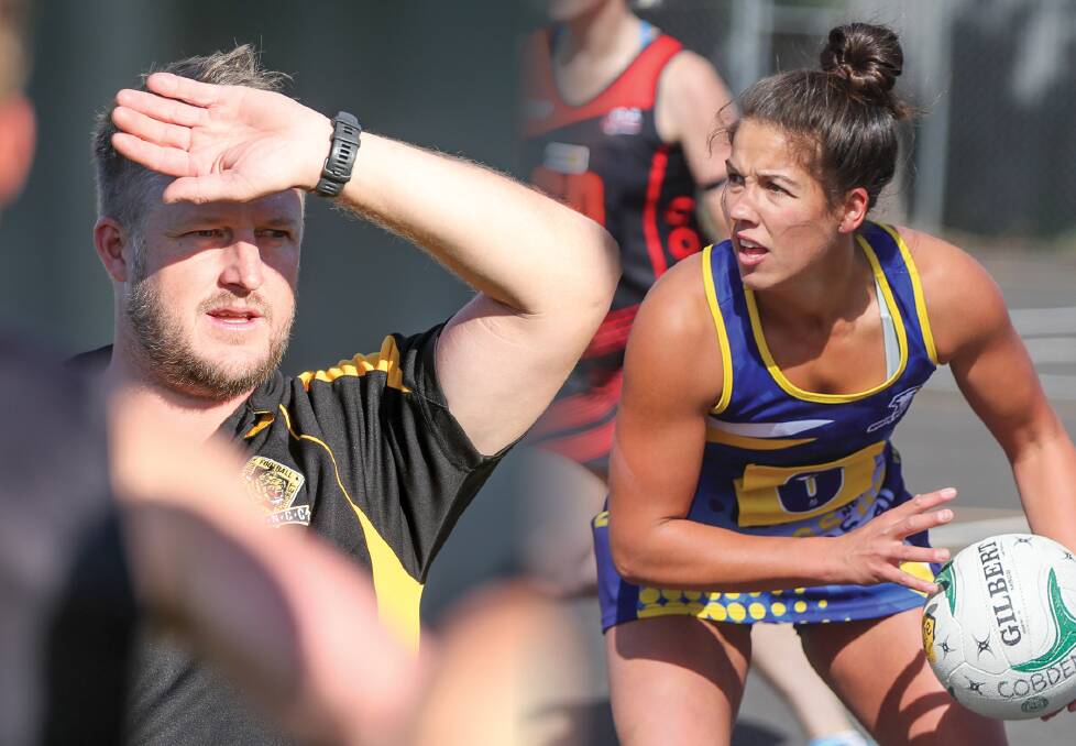SIDELINED: Portland senior football coach Jarrod Holt and North Warrnambool Eagles netball mentor Skye Billings will now look to season 2022 after their sides' seasons were cut short. Pictures: Chris Doheny, Morgan Hancock 