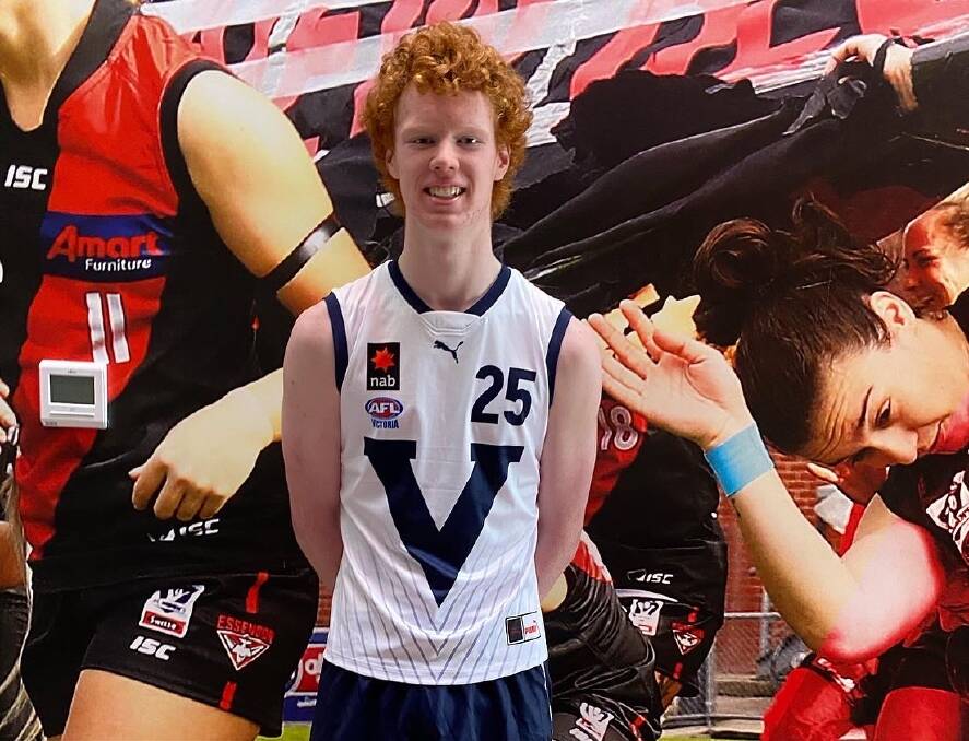 BIG V: Cobden's Flynn Penry will represent Vic Country at the AFL under championships. 