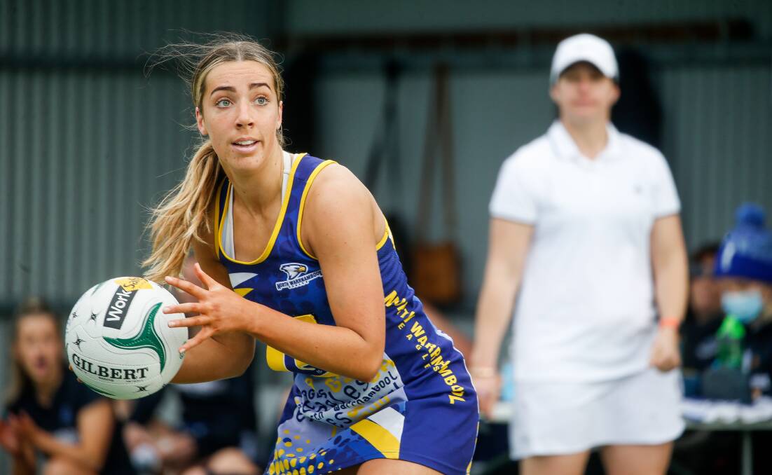 SWITCH: North Warrnambool Eagles used Georgia Corbett in a variety of roles in 2021. Picture: Anthony Brady 