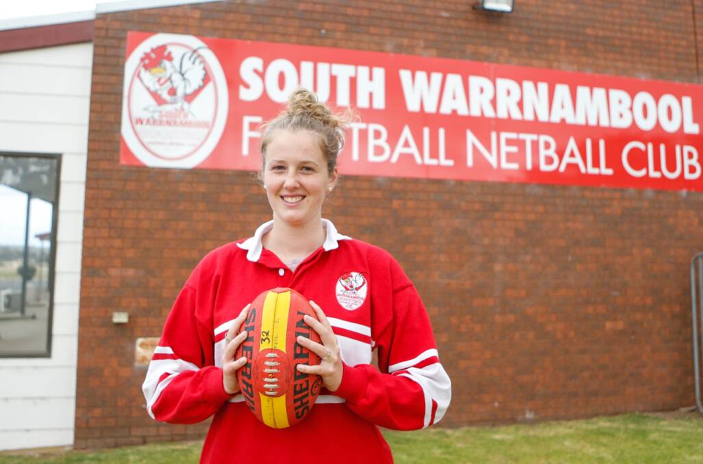 NEXT STEP: South Warrnambool footballer Lucy Jones has joined GWV Rebels. Picture: Anthony Brady 