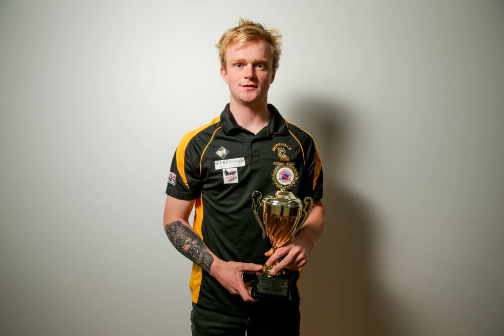 TIGER TIME: Merrivale's Tate Porter was runner-up in the senior football best-and-fairest award. Picture: Nick Ansell 