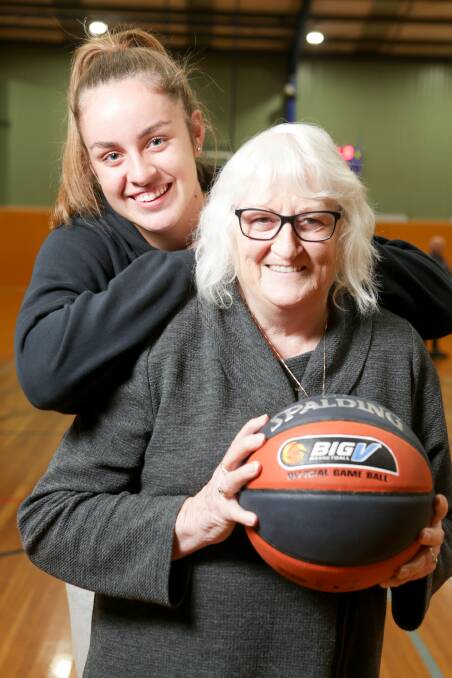 PROUD: Pauline Rodgers loves watching her granddaughter Grace Rodgers play for Warrnambool Mermaids in the Big V. Picture: Chris Doheny 