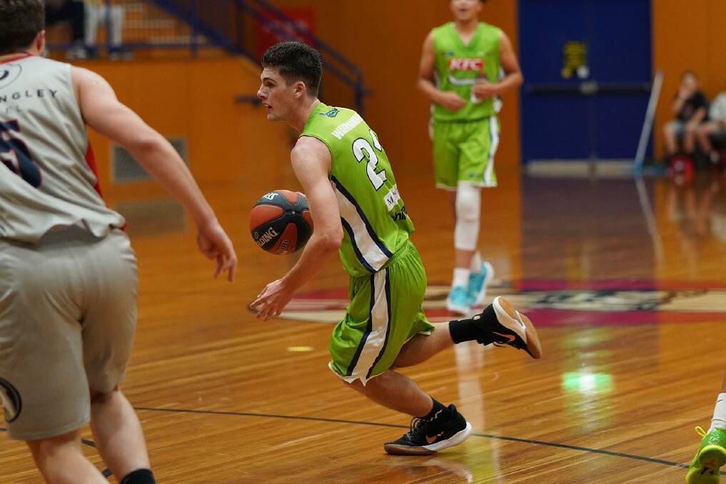 LEADING THE WAY: Riley Nicolson was one of Warrnambool Seahawks' best against Warrandyte Venom on the road on Sunday. Picture: Larry Lawson 
