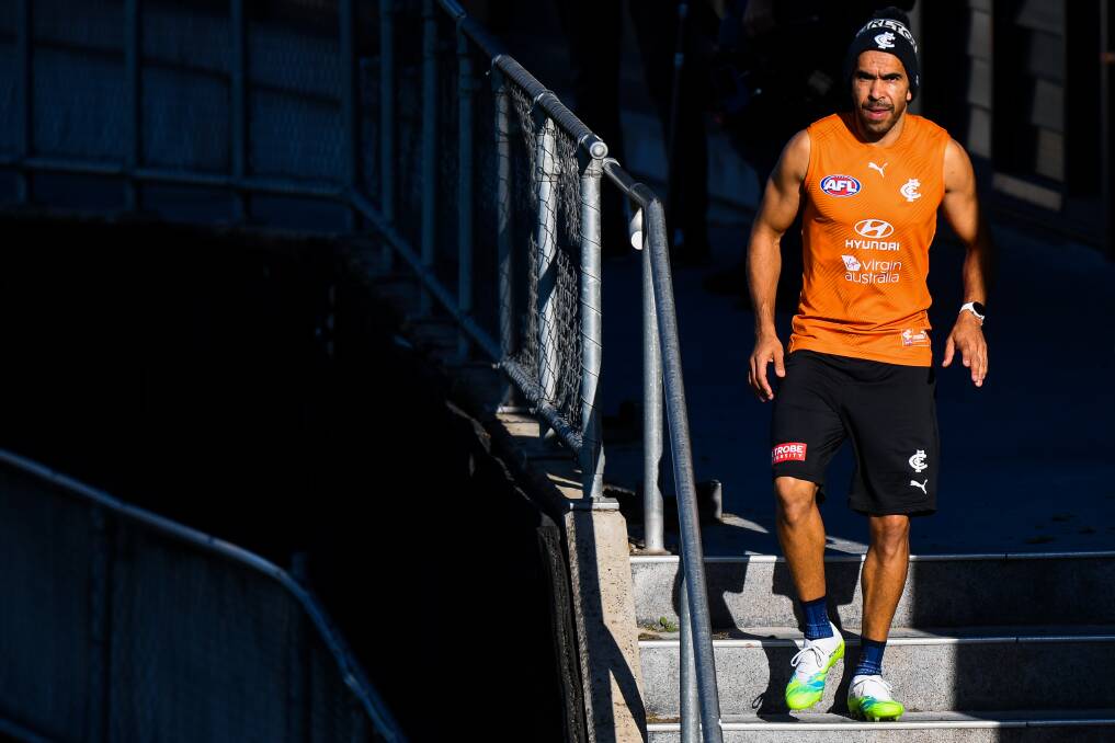 CROWD-PLEASER: Branxholme-Wallacedale fans hope Eddie Betts can reel in hangars and kick a bag of goals when he plays for the club. Picture: Morgan Hancock 
