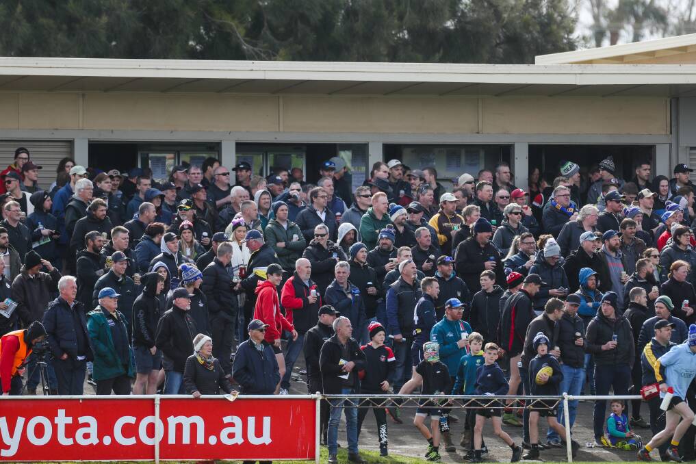PEOPLE POWER: Presidents believe crowds, such as this one at the 2019 HFNL grand final, are integral to clubs' survival. Picture: Morgan Hancock 