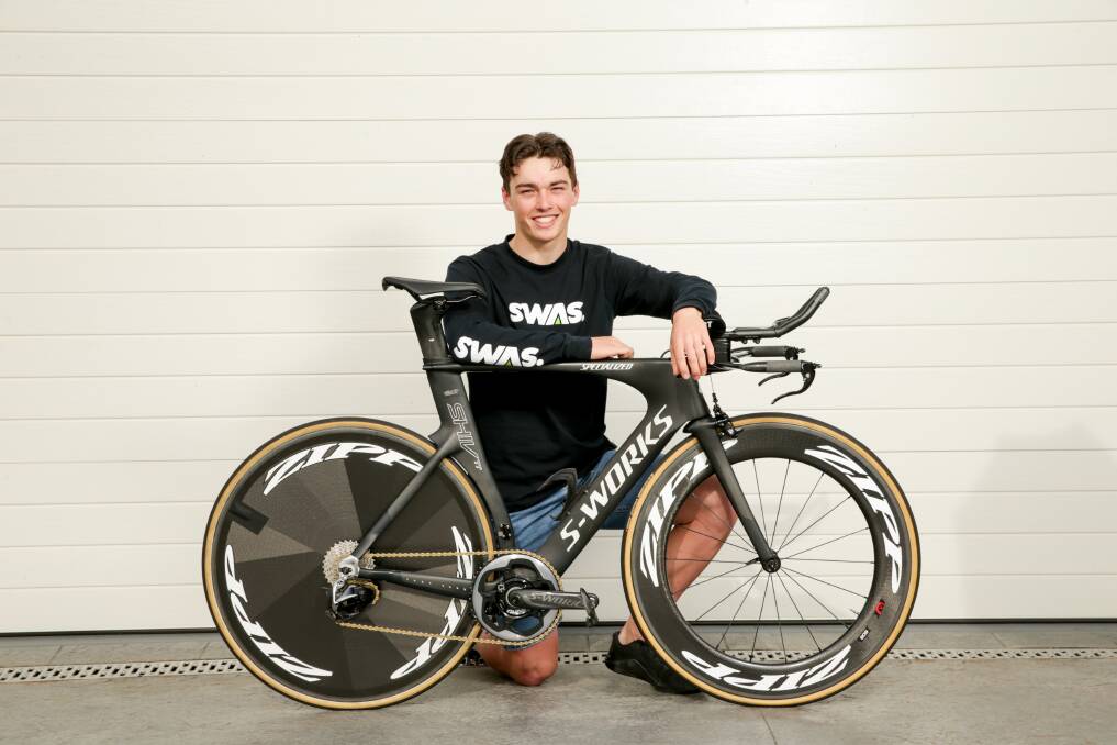 GOING PLACES: Eddie Worrall is part of Giant Racing Team. Picture: Chris Doheny 