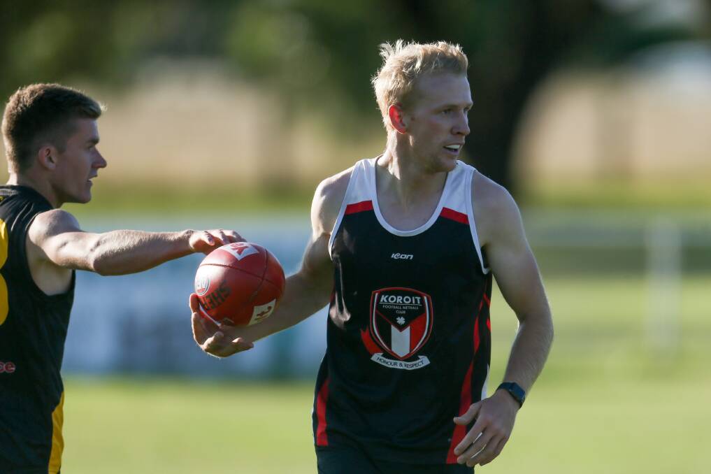 ON THE MEND: Koroit expects Alex Pulling to play again soon.