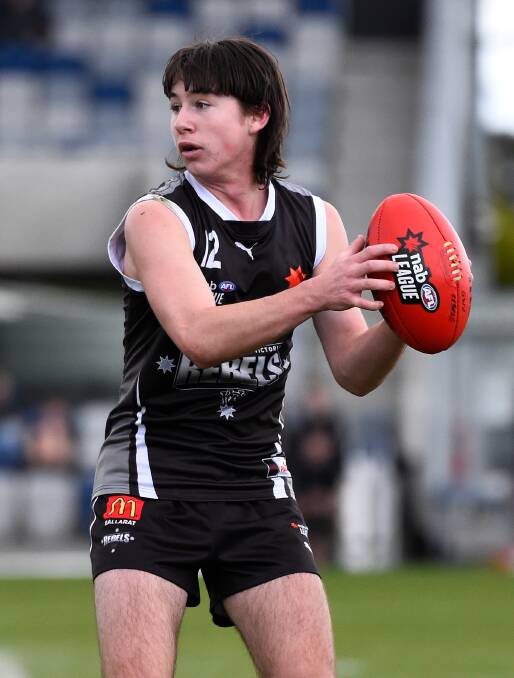 BALL MAGNET: South Warrnambool's Fraser Marris and his GWV Rebels' teammates will play Gippsland Power in the NAB League on Sunday. Picture: Adam Trafford
