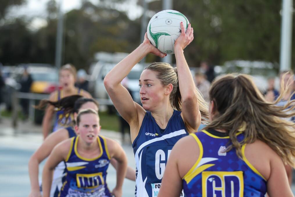 Amy Wormald is one of Warrnambool's most experienced netballers. Picture by Morgan Hancock 