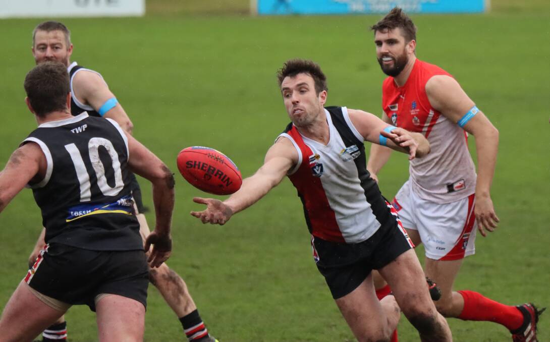 WITHIN REACH: Ben Dobson and his Koroit teammates are striving for top-place come season's end. Picture: Justine McCullagh-Beasy 