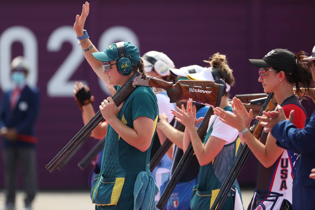 AUSSIE AUSSIE AUSSIE: Bookaar's Penny Smith is relishing the chance to wear the green and gold. Picture: Getty Images