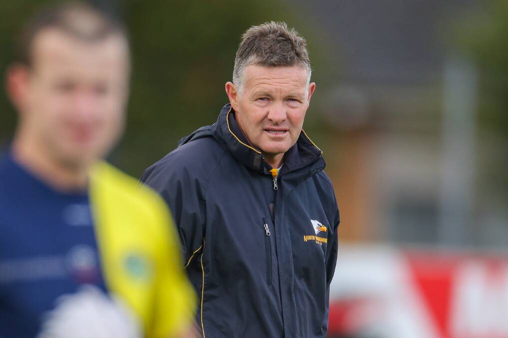 REALXED: Adam Dowie is enjoying his time as North Warrnambool Eagles' senior coach. Picture: Morgan Hancock 
