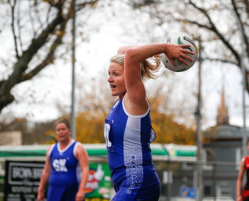 ADAPTABLE: Eve Duckmanton is filling different on-court roles for Hamilton Kangaroos. Picture: Anthony Brady 