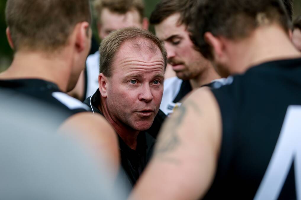 STAYING THE COURSE: Camperdown coach Neville Swayn has re-signed for next season and is eager to lift the Magpies into finals.