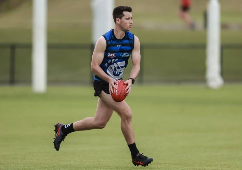 Todd White trains with Geelong's VFL team. He has joined the Cats for the 2024 season. Picture by Arj Giese 