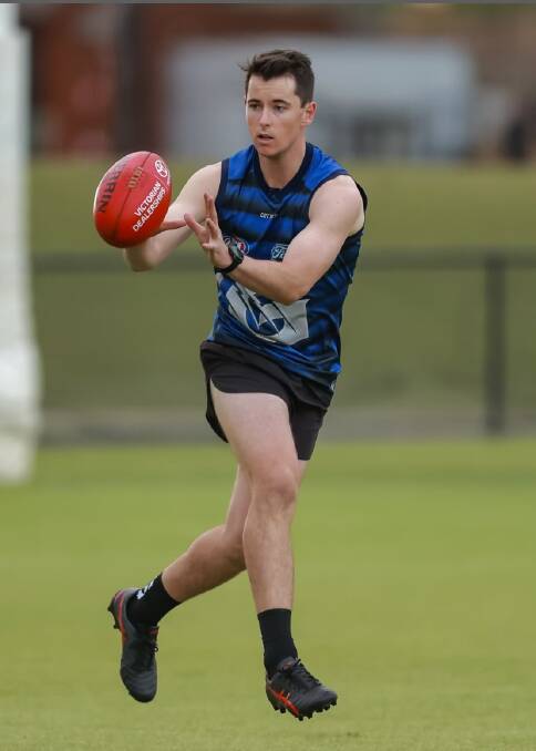 Former Koroit player Todd White is living, working and playing football in Geelong. Picture by Arj Giese 