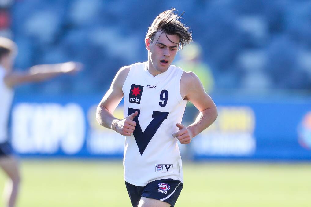 GAME TIME: Isaac Wareham, who played for Vic Country at the AFL under 18 national championships last year, has high hopes for the shortened 2020 NAB League season. Picture: Morgan Hancock 