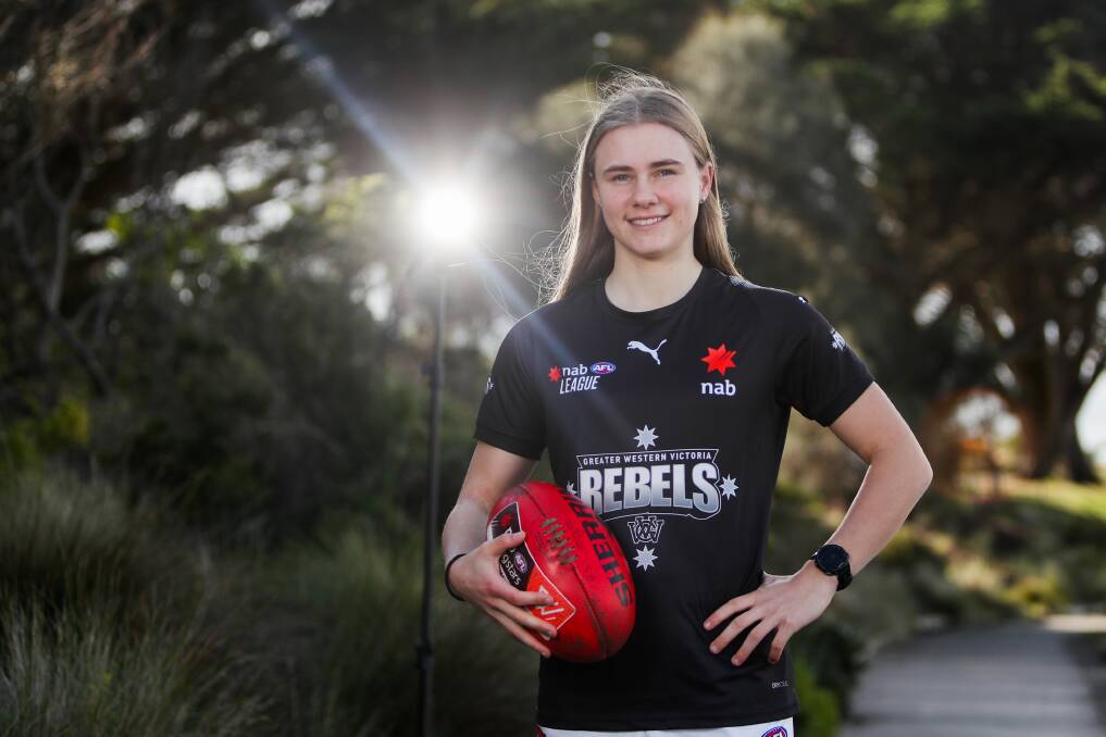 READY: Renee Saulitis played for Greater Western Victoria Rebels in the NAB League in 2020. Picture: Morgan Hancock 