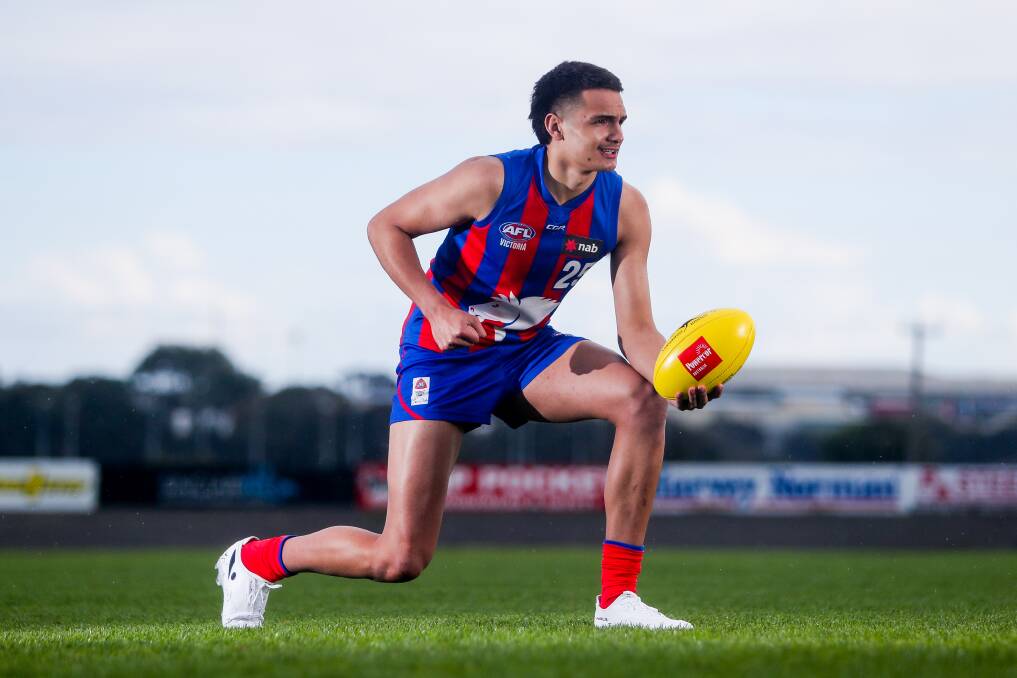 AFL ATTRIBUTES: South Warrnambool and East Warrnambool export Jamarra Ugle-Hagan's impressive performances for NAB League club Oakleigh Chargers capitulated him to number one draft pick calculations. Picture: Morgan Hancock 