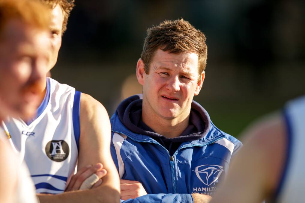 GOING FORWARD: Hamish Waldron will coach Hamilton again in 2023. Picture: Chris Doheny 
