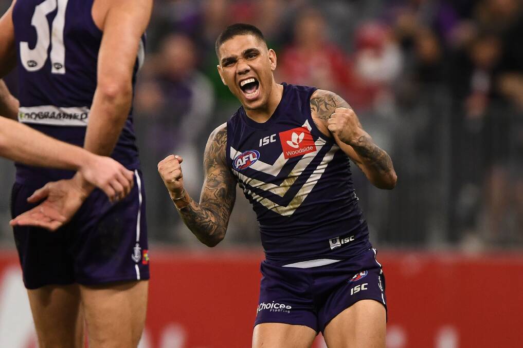 MATCH-WINNER: Fremantle's Michael Walters made the All-Australian team for the first time in 2019. Picture: Getty Images 