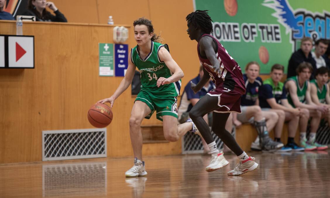 Sam Niklaus, pictured in 2022, shone for Warrnambool at the Basketball Victoria country championships. Picture by Sean McKenna 