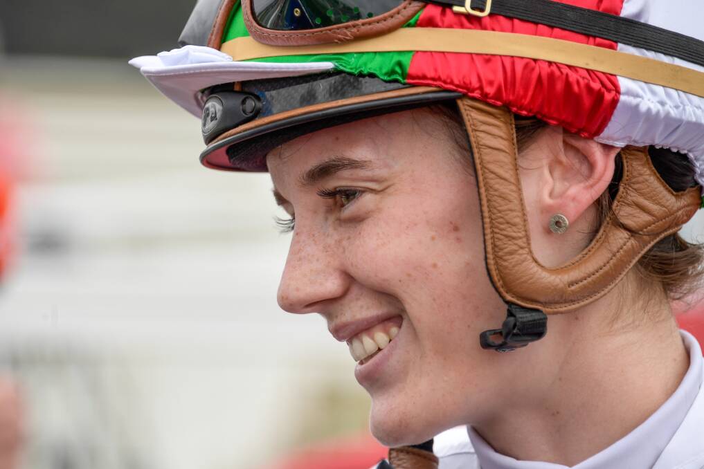 EYES ON THE PRIZE: Laura Lafferty is happy with her initial development as a jockey. The Warrnambool-raised jockey already has 30 wins to her credit. Picture: Racing Photos 