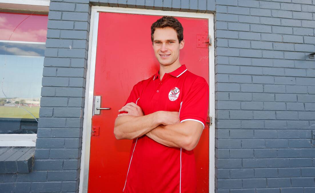 NEW HOME: South Warrnambool recruited Jack Dye, who had played for Eaglehawk, in the off-season. Picture: Anthony Brady