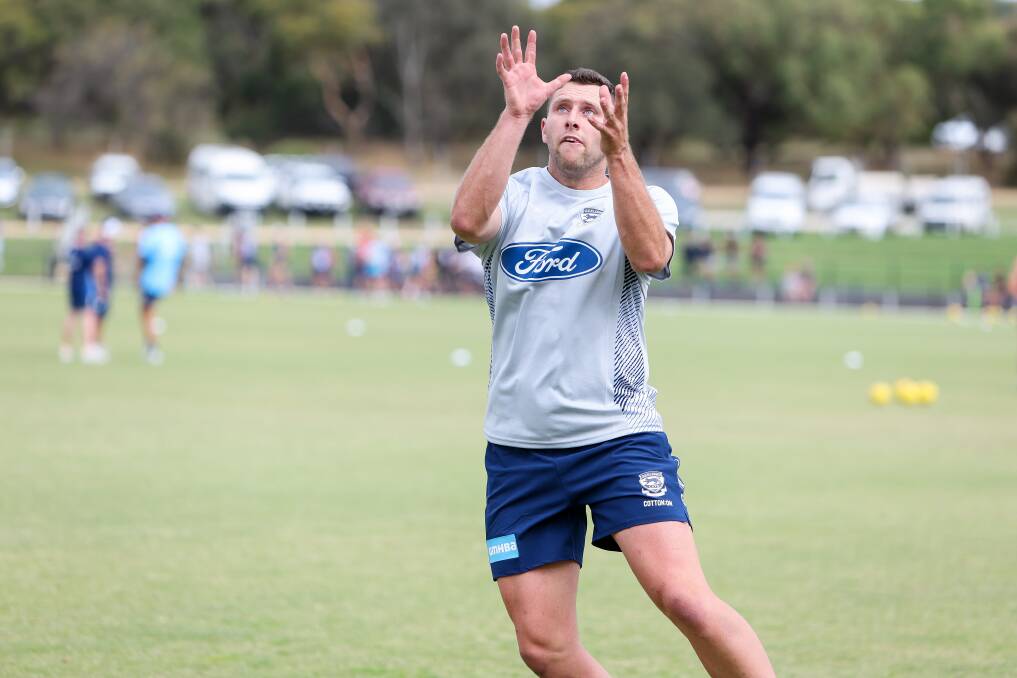 Warrnambool's Mitch Bidmade relished the chance to train with Geelong. Picture by Anthony Brady 