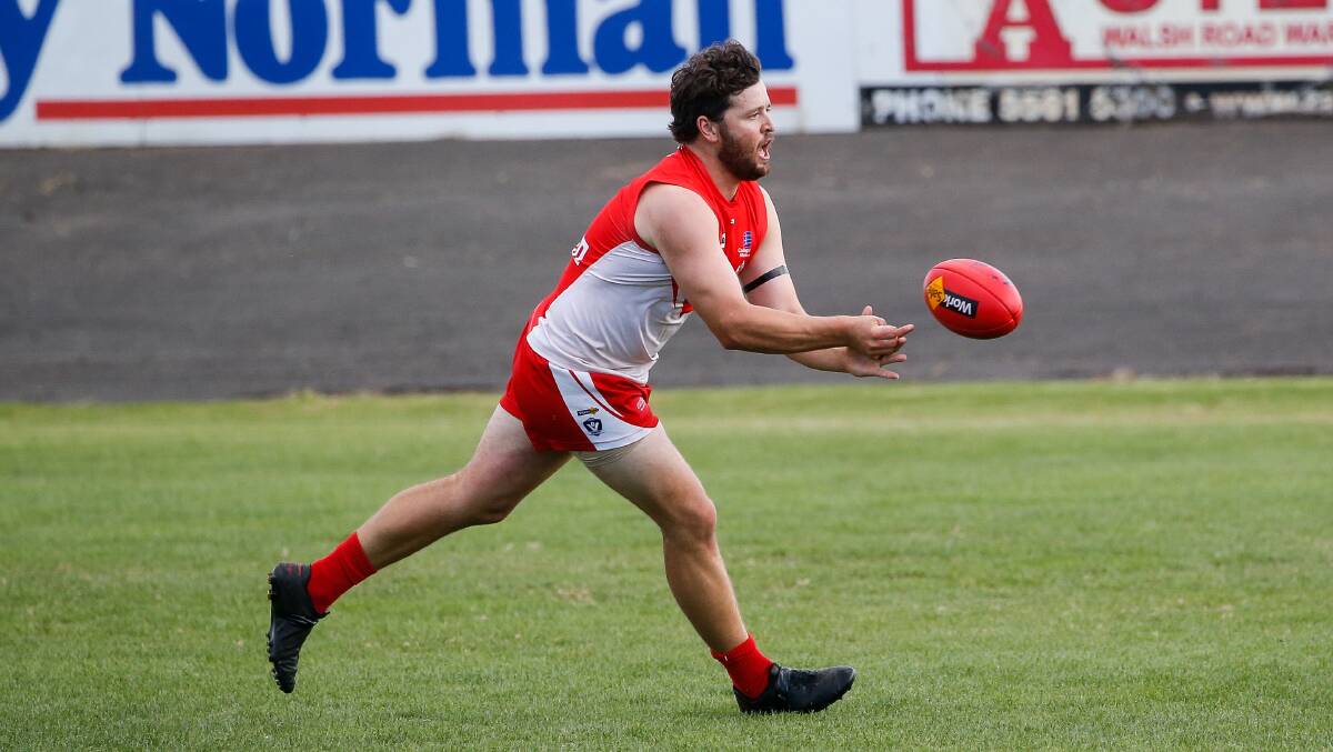 COOL, CALM, COLLECTED: Sam Thompson is back in South Warrnambool's team. Picture: Anthony Brady 