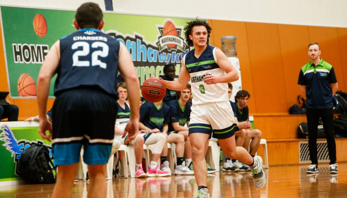 Ash Keen was a standout performer for Warrnambool Seahawks in their double-header. Picture by Anthony Brady 