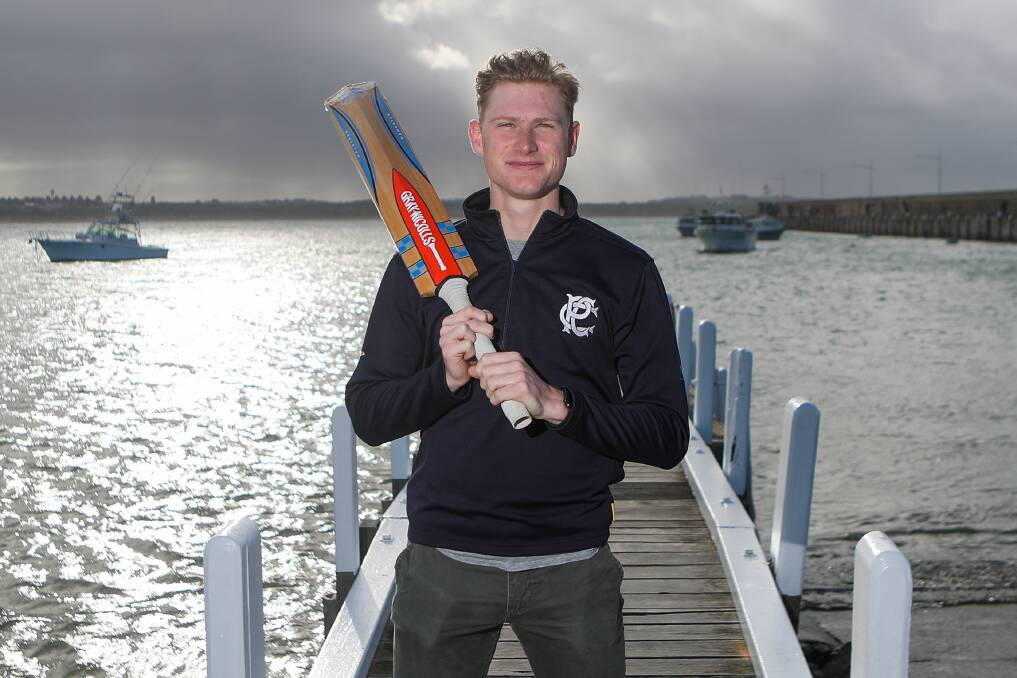 HOME SWEET HOME: Prahran cricketer and medical student Nick King is enjoying an extended break in Warrnambool. He played for Dennington as a junior before moving to Melbourne to study. Picture: Morgan Hancock 