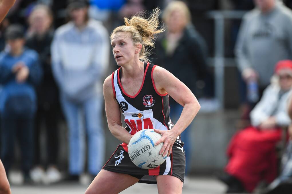 SMART: Jacqui Bowman was a creative player in the Hampden league, playing big roles at Warrnambool and Koroit. Picture: Morgan Hancock