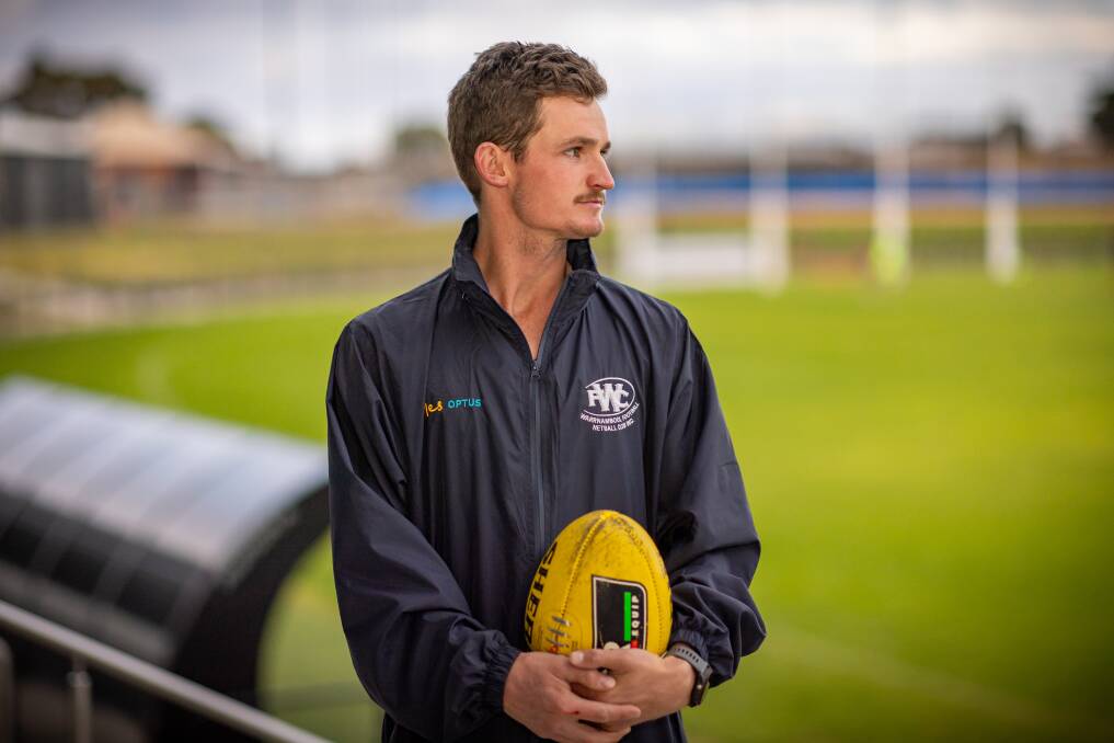 Anthony McCarthy is focused on playing consistent football for Warrnambool. Picture by Eddie Guerrero.