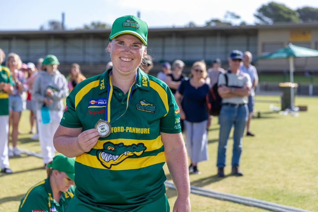 Allansford-Panmure's Christie Stephen was best on ground in the women's grand final. Picture by Eddie Guerrero 