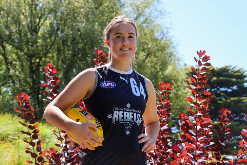 Warrnambool footballer Alysha Ralston has made GWV Rebels' 2023 squad. Picture by Justine McCullagh-Beasy 
