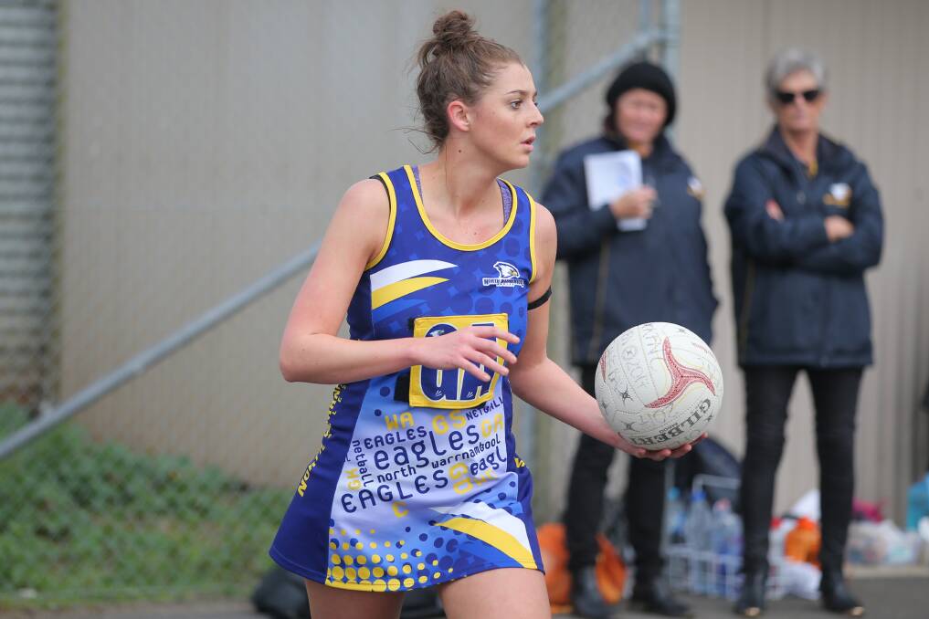 NEW HOME: Former North Warrnambool Eagles netballer Annie Blackburn now plays for South Warrnambool. 