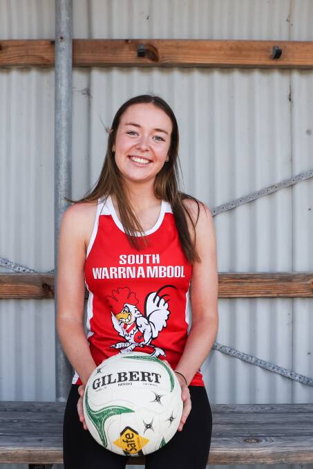 Meg Carlin is eager to learn from her new South Warrnambool teammates. Picture by Anthony Brady 
