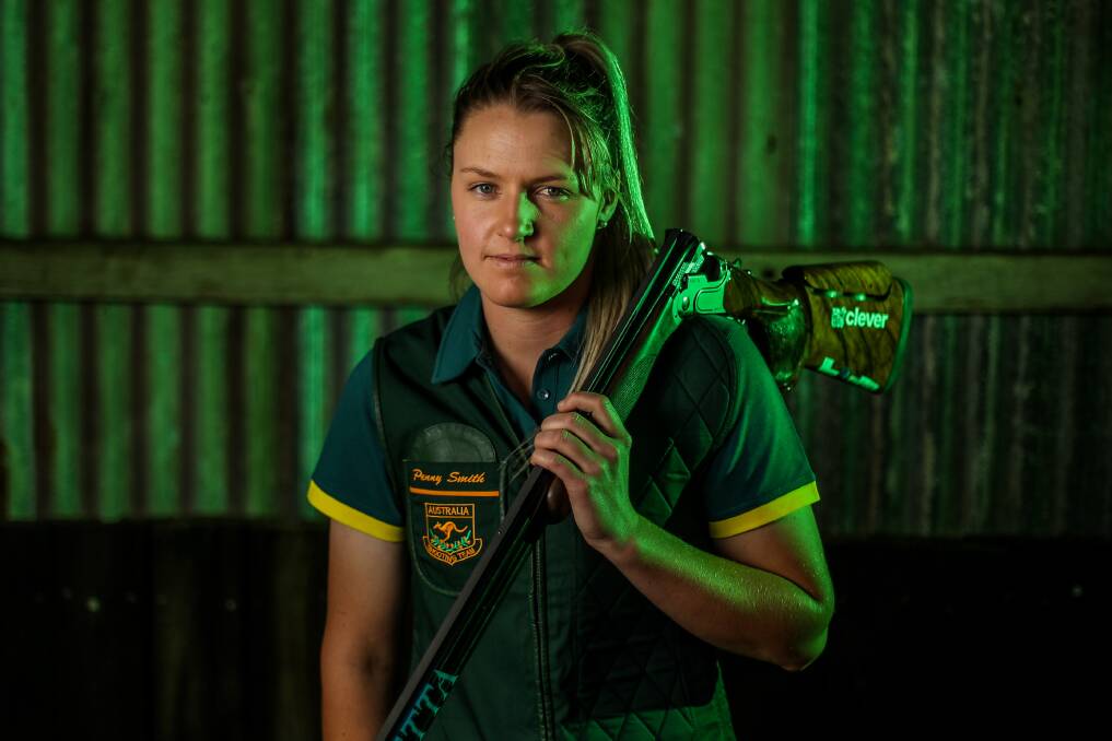 GREEN AND GOLD: Penny Smith is proud to represent Australia at the Olympic Games. Picture: Morgan Hancock 