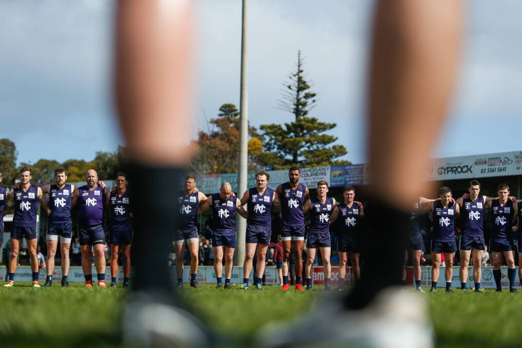 MAIN STAGE: Nirranda played in the 2019 Warrnambool and District league grand final. Picture: Morgan Hancock 