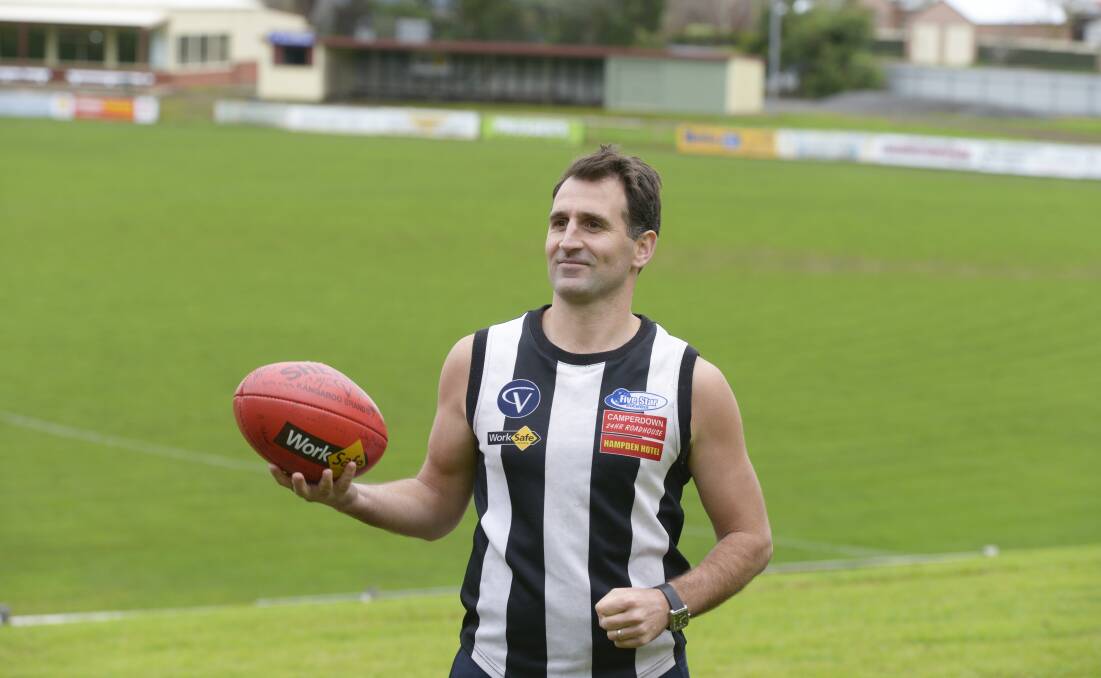 HOME SWEET HOME: Aaron Sinnott played 263 senior games for Camperdown. He is now its new president. 