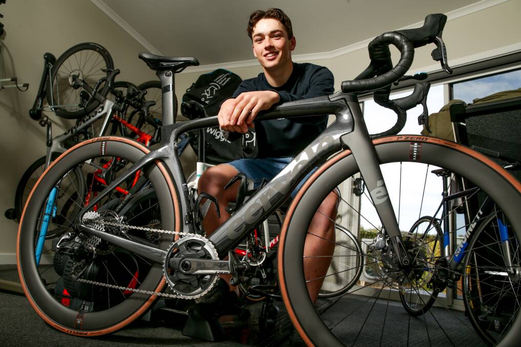 WORKING HARD: Eddie Worrall has trained to become a more rounded cyclist. Picture: Chris Doheny 