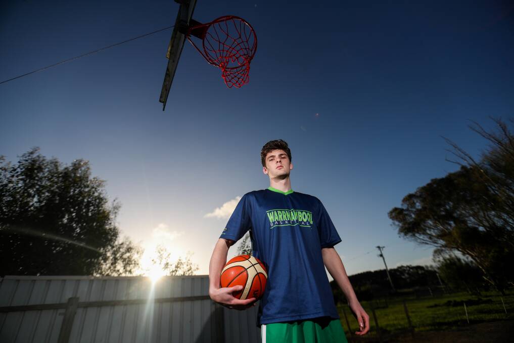PRACTICE MAKES PERFECT: Riley Nicolson wants to be a consistent contributor when Warrnambool Seahawks return to the court. Picture: Morgan Hancock 