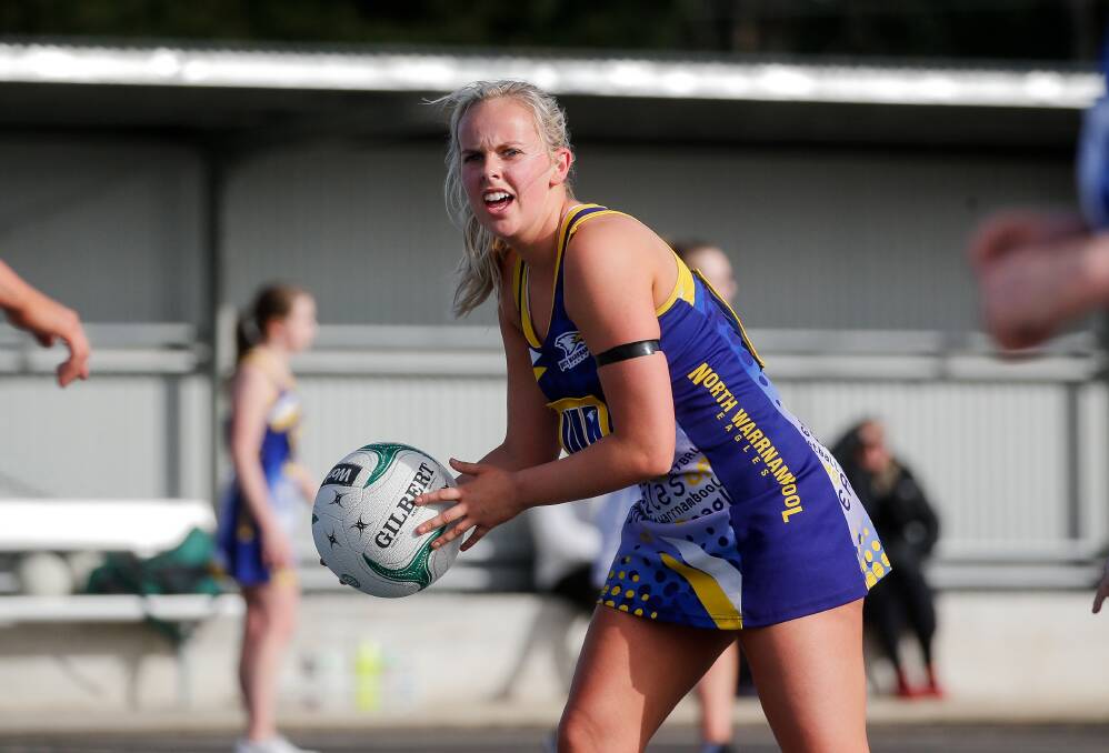 MIDCOURT WINGS: Phoebe Wittmann is part of North Warrnambool Eagles' midcourt rotation. Picture: Anthony Brady
