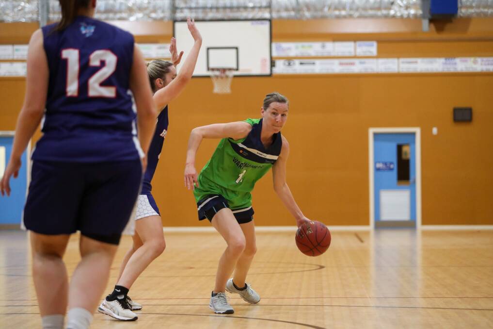 ON-COURT LEADER: Playing coach Katie O'Keefe adds scoring power when she's on the floor for Warrnambool Mermaids. Picture: Morgan Hancock 