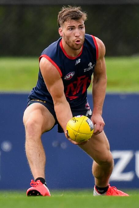 STAYING OR GOING?: Will Jack Viney stay at Melbourne, the club he was drafted to as a father-son prospect, or move on? Picture: Morgan Hancock 