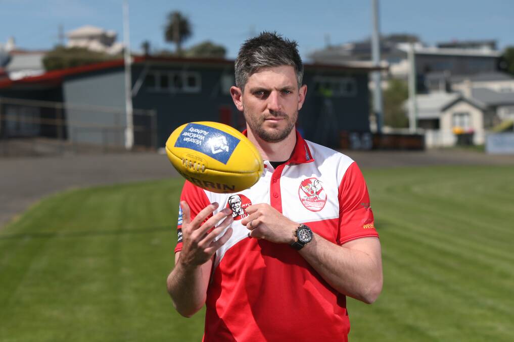 BOOM RECRUIT: Former AFL player Ricky Henderson has joined South Warrnambool as it strives to win its first premiership since 2011. Picture: Mark Witte 
